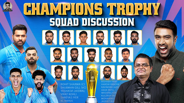 The Champions Trophy Discussion Show 🏆 | R Ashwin | PDogg