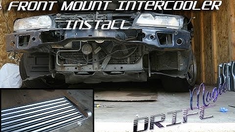 R32 GTST Front Mount Intercooler Install - Part 1