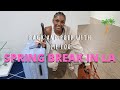 Pack With Me for Spring Break in LA | Jaida Henderson