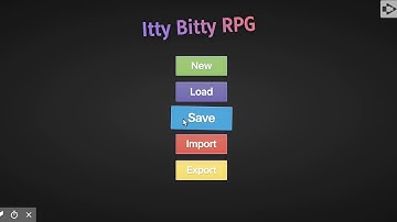 IttyBittyRPG New UI demo