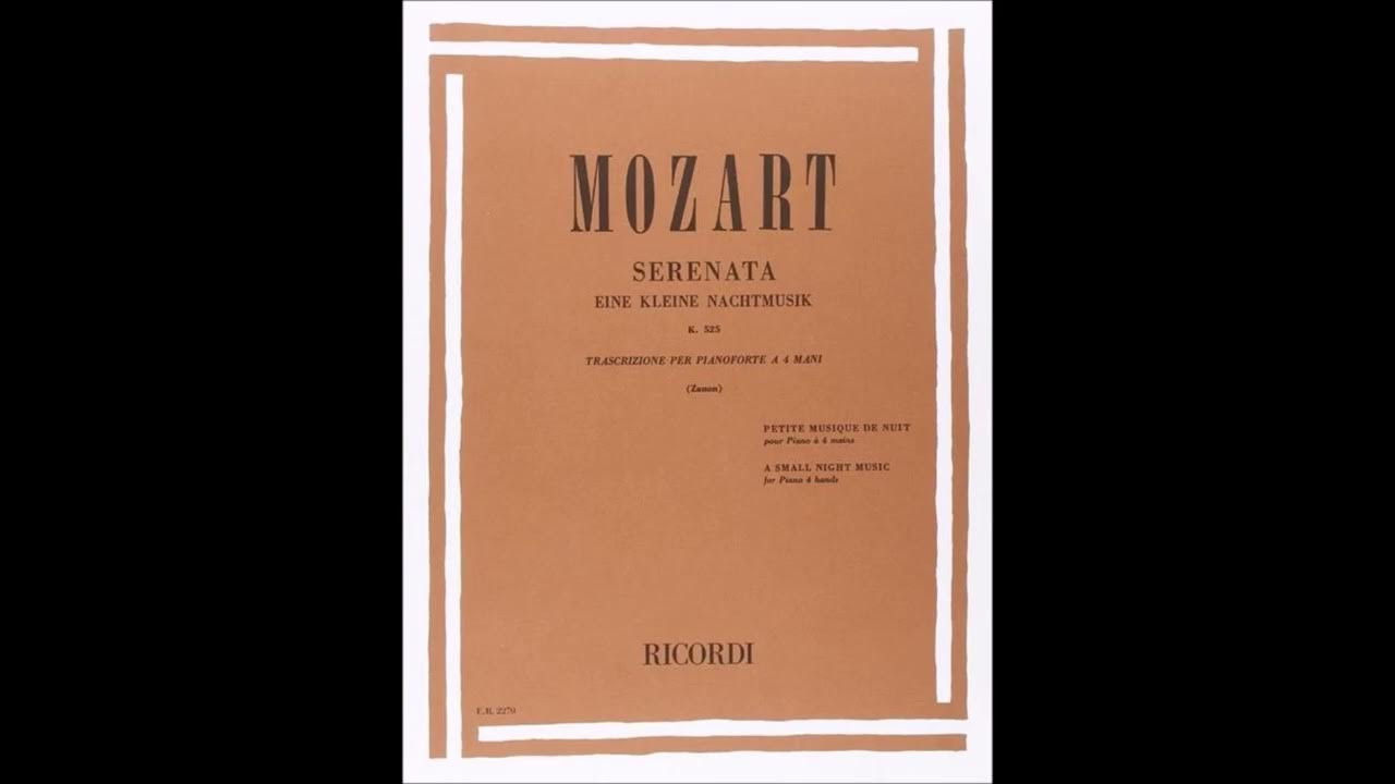 Mozart Serenata in Sol maggiore K 525, 1.(Date 10 agosto 1787