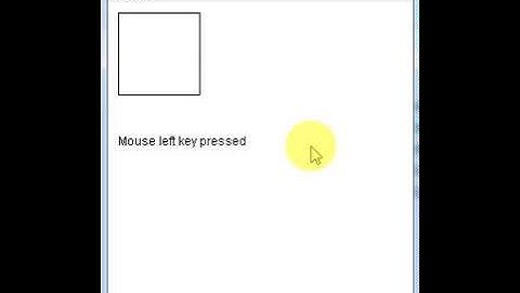 How to use MouseListener interface and its methods.