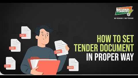 How to Set Tender Document in Proper way | Government Tender