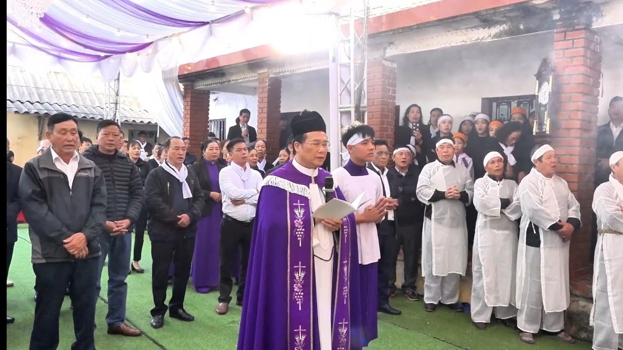 Lễ Tang Cụ Trưởng Gioakim Vũ Đức Hạnh, Giáo họ Phú An. ( P2 )