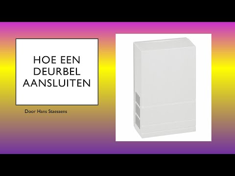 Hoe een deurbel aansluiten