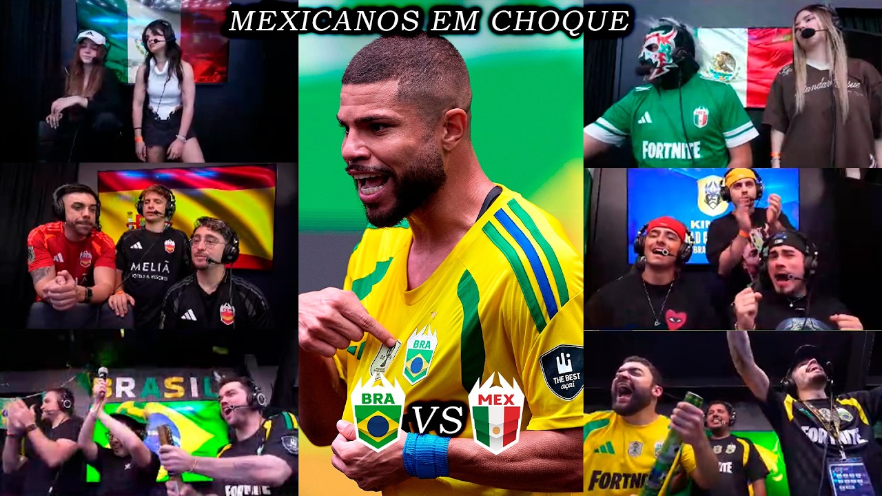 REAÇÃO DOS STREAMERS AO AMASSO DO BRASIL E CLASSIFICAÇÃO PARA A FINAL DA KINGS WORLD CUP NATIONS!!!