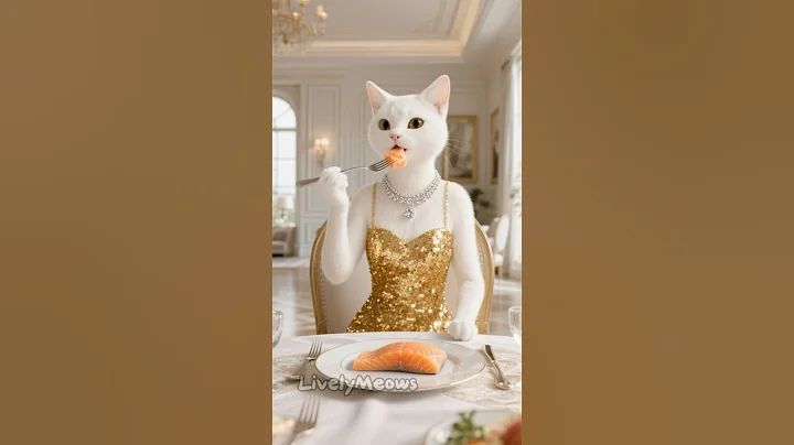 Rich cat follows her poor maid... and changes her life forever! ✨😭❤️