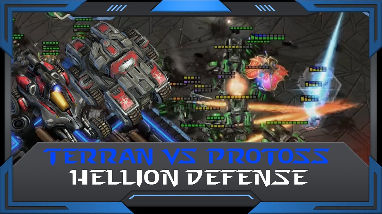 Sc2 Ruff StarCraft 2 (RuFF Highlight): Hellion Defense - YouTube