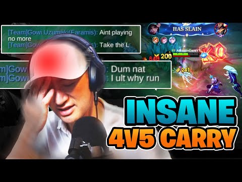 MUST WATCH, INSANE CARRY AFK PLAYER!