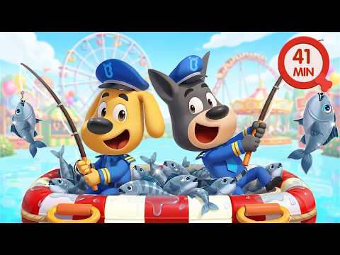 It's Raining Fish?! | Police Weather Rescue! | Safety Rules for Kids | Sheriff Labrador