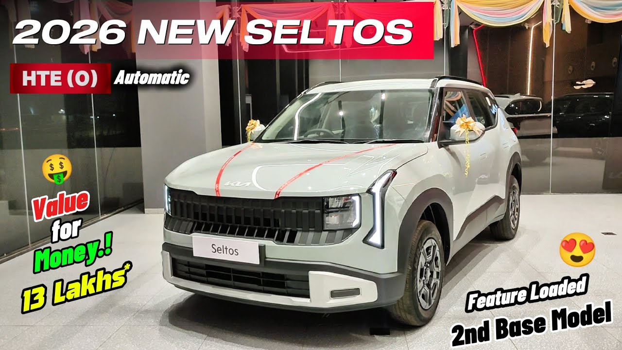 2026 नवीन Kia Seltos HTE(O) Marathi Review 😍 | Diesel Automatic | पैसा वसूल 🤑