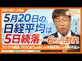 【5月20日(水)東京株式市場】日経平均株価は続落…米長期金利の上昇が重荷に／半導体株明暗分かれ、SBGは指数押し下げもアドテスト底堅い／UBE、配当方針の見直しで逆行高／フジクラ続落、反発はまだ先か