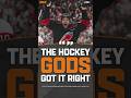"The Hockey Gods Got It Right" #hurricanes
