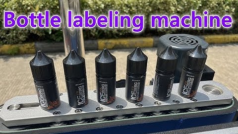 Chubby gorilla bottle labeling machine,E liquid 30ml bottle labeling machine