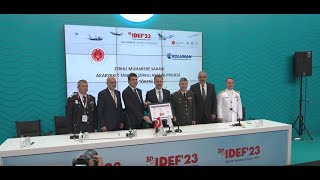 Idef 2023 Üçüncü Günü İmza Törenleri̇