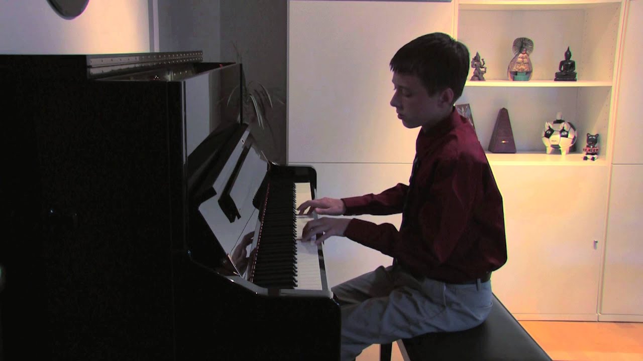 Ethan Buttimer, age 12, on piano performing The Swan, arr. Hugo Frey (Camille Saint-Saens)