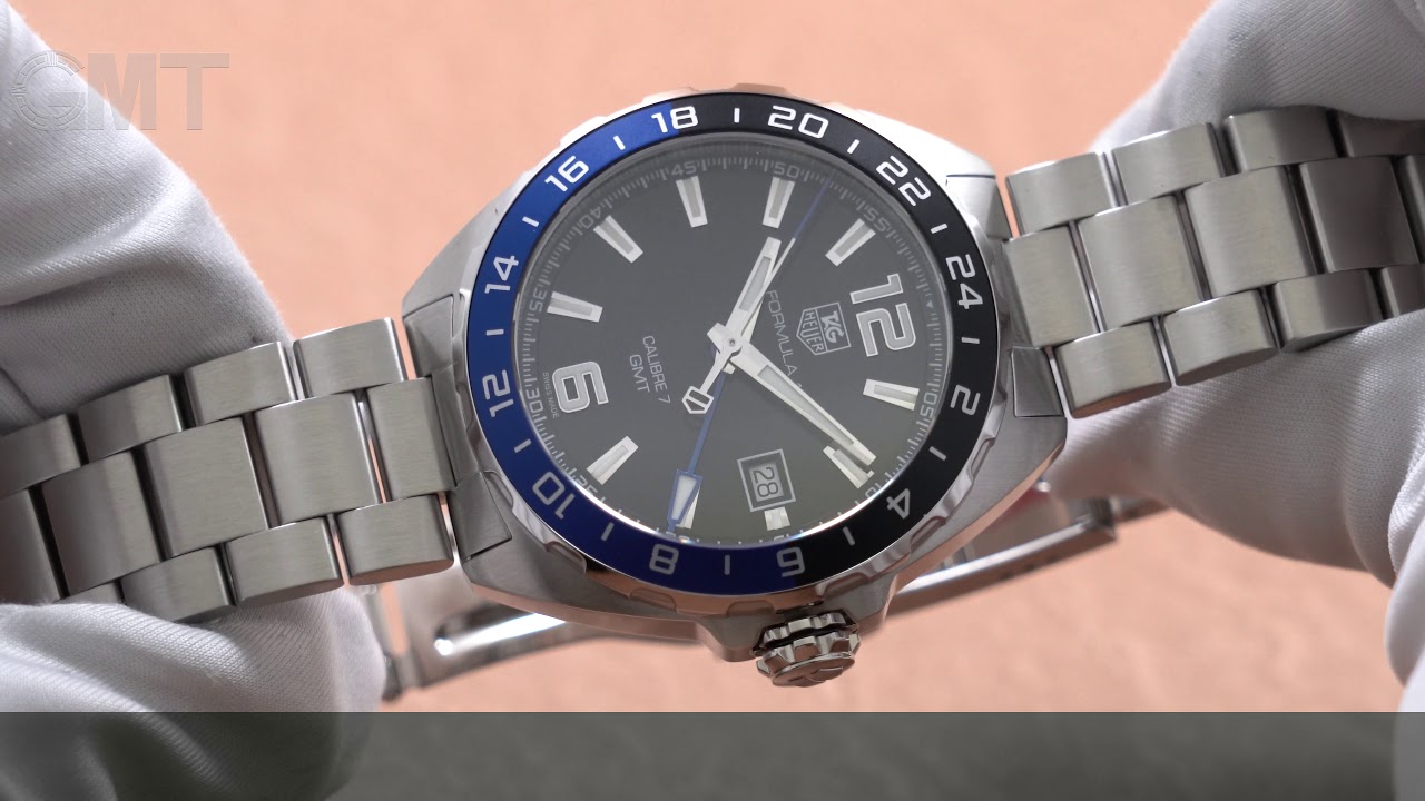 TAG HEUER F1 GMT WAZ211A.BA0875 - YouTube