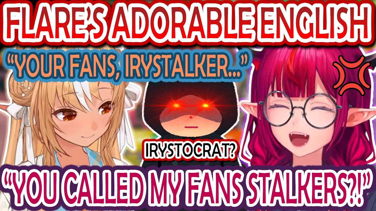 IRyS Loses It When Flare Calls Her Fans IRyStalker Instead of IRyStocrat
