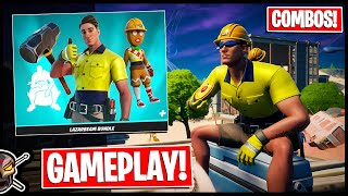 LAZARBEAM BUNDLE Gameplay + Combos! Before You Buy (Fortnite Battle Royale)