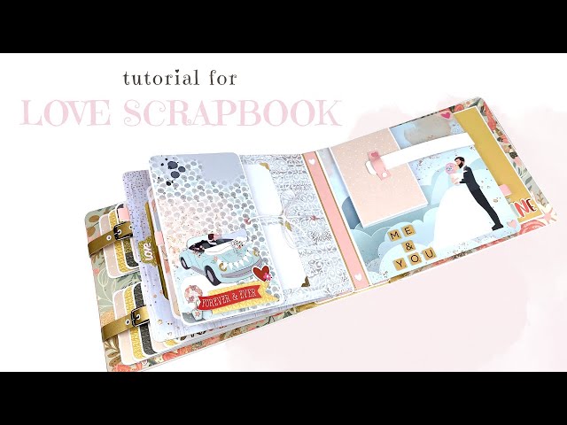 Scrapbook Album Tutorial Part 1 - Covers and Spine 