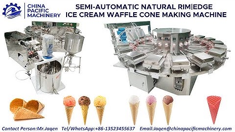 Natural Edge Ice Cream Cone Making Machine|Pizza Cones Machine|Crisp Ice Cream Cone Maker