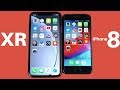 iphone xr vs iphone 8 speed test