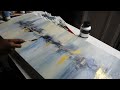AMAZING!! Abstract Painting for Beginners: Acrylic Paint DEMO(Satisfying)