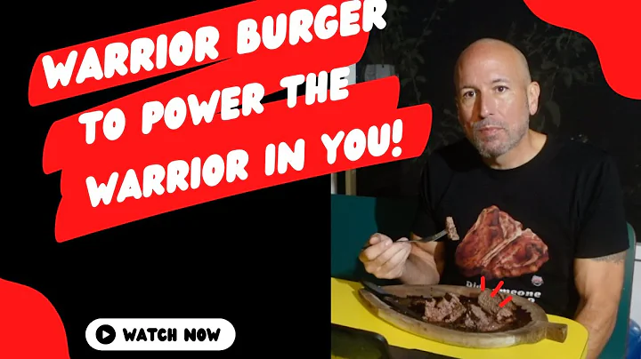 Warrior Burger w/ Meater+?! (Grass Fed Beef w/ Hea...
