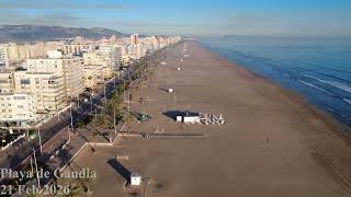 Mediterranean Morning 4K Drone Views - Playa de Gandía, Spain screenshot 2