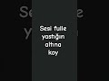 sesi fulle yastığın altına koy