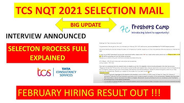 TCS NQT Feb