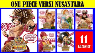 Gambar karakter One Piece Anime pakaian adat Indonesia screenshot 3
