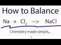 Balancing Chemical Equations