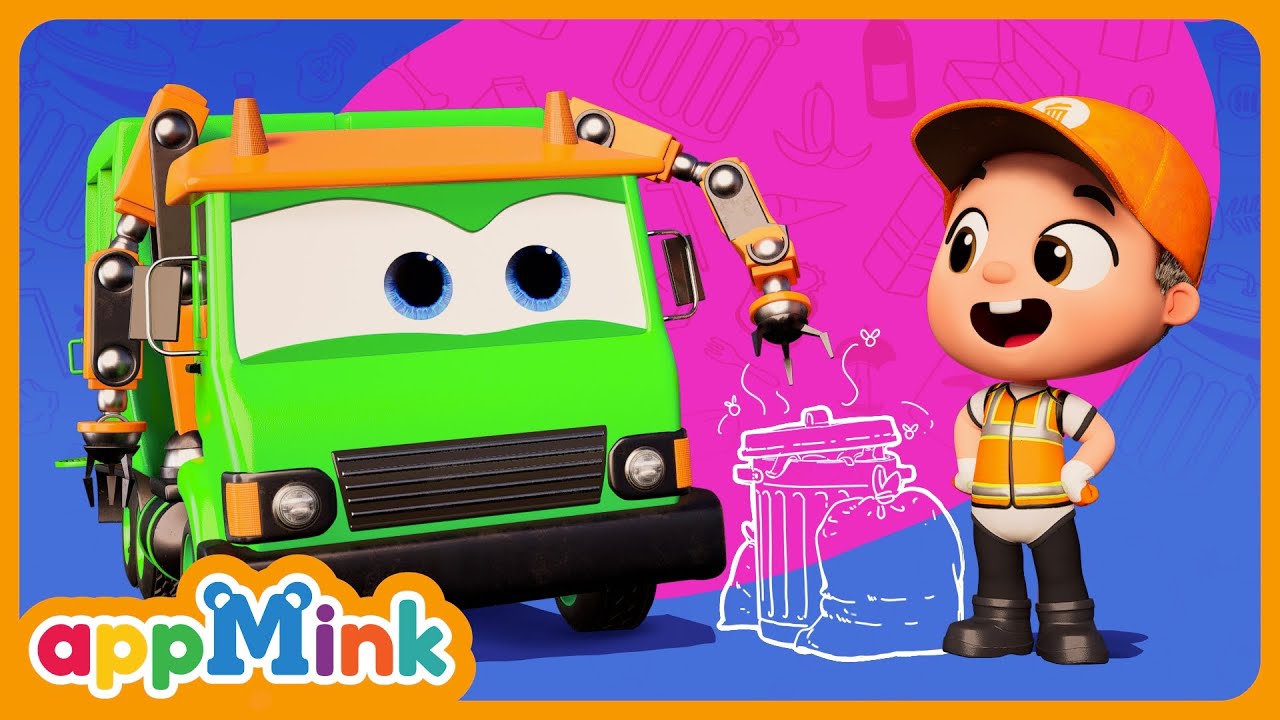 ๐งน๐โจ Clean Up Time! ๐๏ธ๐ถโป๏ธ Garbage Truck Song ๐๐๐ #appmink #nurseryrhymes #kidssong #cartoon ๐งน๐โจ Clean Up Time! ๐๏ธ๐ถโป๏ธ Garbage Truck Song ๐๐๐ #appmink #nurseryrhymes #kidssong #cartoon