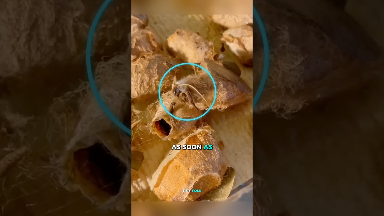 Mother moth trusts rescuer to raise her babies 🥹 