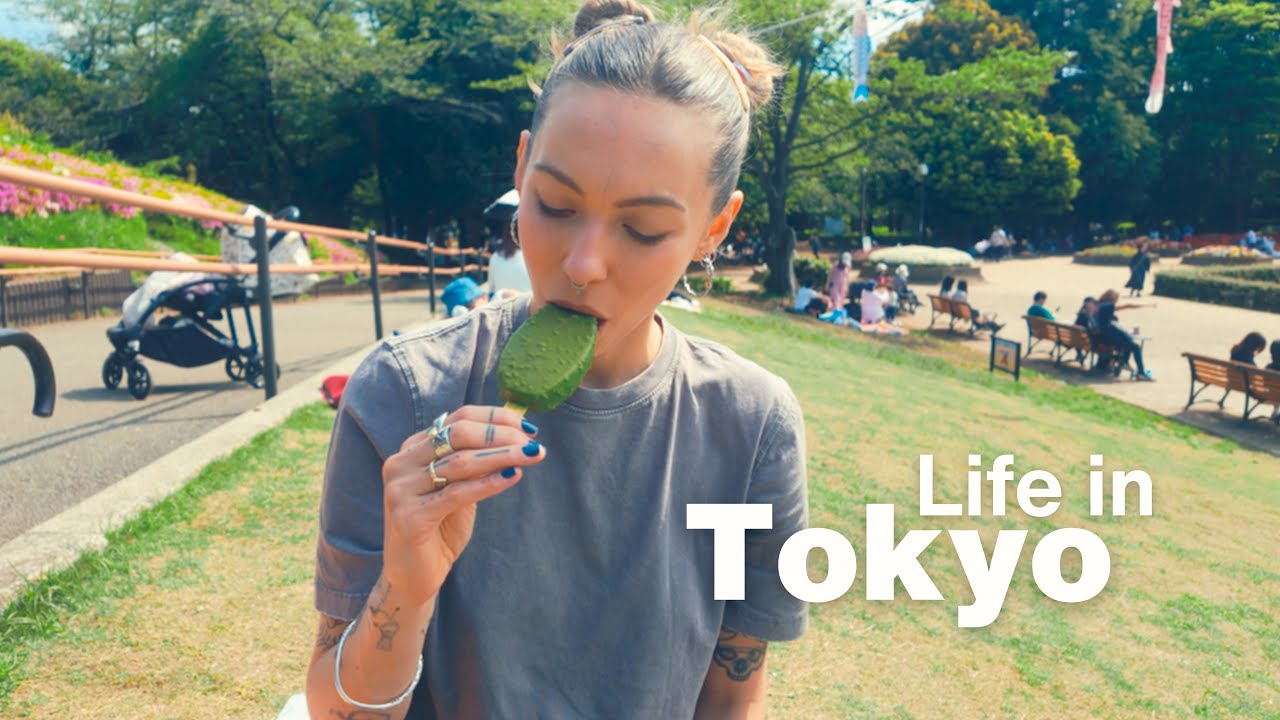Exploring Tokyo by Bike | Shimokitazawa + Cat Temple + Matcha Ice