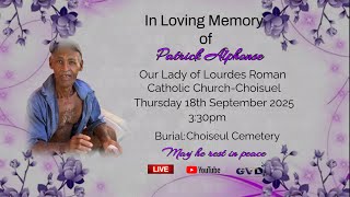 In loving Memory of Patrick Alphonse
