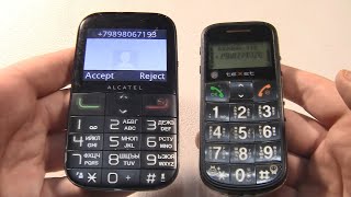Incoming call & Outgoing call at the Same Time teXet +Alcatel