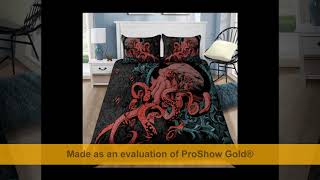 Octopus Gothic bedding set
