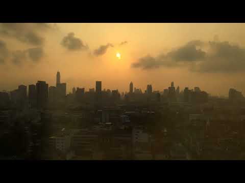 Bangkok city-Evening Timelapse (from Prince Palace Hotel)