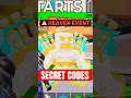 NEW SECRET CODES Heaven Event FORTNITE STEAL THE BRAINROT ADMIN