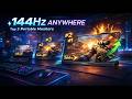 Top 3 Best 144HZ Portable Monitor for Gaming & Work