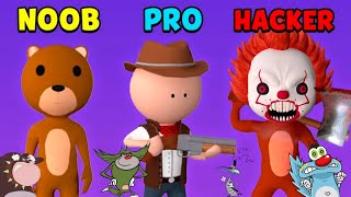 NOOB vs PRO vs HACKER No One Escape Android iOS Oggy And Jack Voice screenshot 4