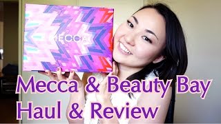 Mecca & Beauty Bay Haul & Review☆お買い物ビデオ&レビュー（日本語字幕）