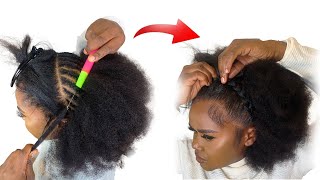 Most Beautiful Crochet Hairstyle In Less Than 1 hour/ Detailed steps