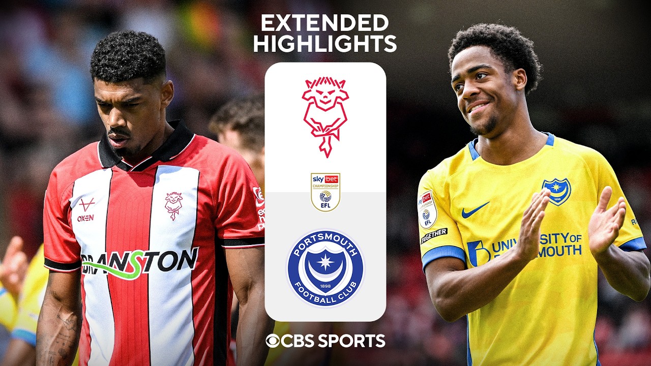 Lincoln City vs. Portsmouth: Extended Highlights | EFL Championship | CBS Sports Golazo