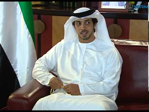 منصور بن زايد يستقبل بحضور عبدالله بن زايد وزير الداخلية الإيراني 