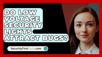 Do Low Voltage Security Lights Attract Bugs? - SecurityFirstCorp.com