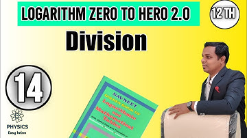 # 14 Application log table | Division | By using logtable | Logarithm zero to hero 2.0