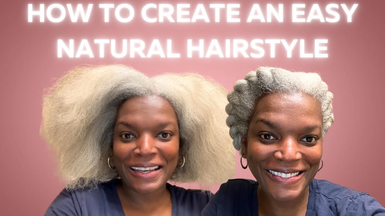Natural Hairstyle Made Easy! - YouTube